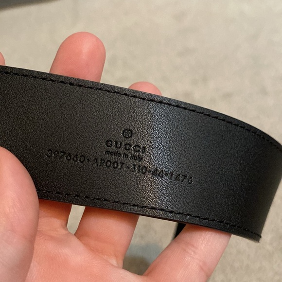 Authentic Gucci GG MARMONT WIDE BELT Size 110 - Picture 4 of 5
